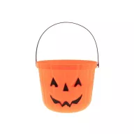 Halloween Happy Kürbis Süßigkeitensammler Eimer 18x15 cm