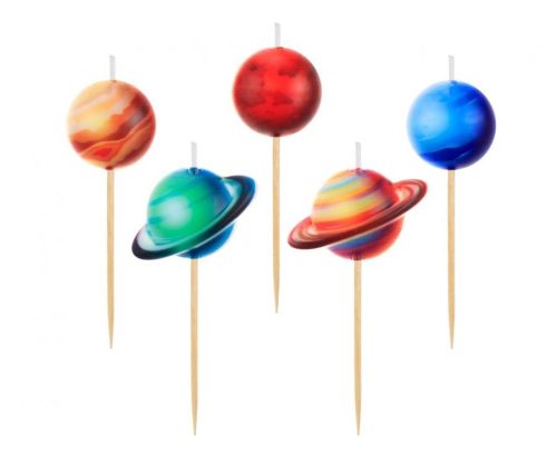 Platz Planet Planeten-Kerze, Kerze Set 5 Stück