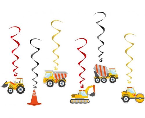 Baustelle Construction, Dekoband 6-teiliges Set