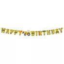 Baustelle Building Blocks Happy Birthday Banner 220 cm