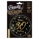Geburtstag B&C Gold Happy Birthday 30 Folienballon 36 cm