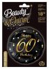 Geburtstag B&C Gold Happy Birthday 60 Folienballon 36 cm