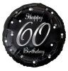 Happy Birthday 60 B&C Silver Folienballon 36 cm
