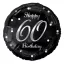 Geburtstag B&C Silver Happy Birthday 60 Folienballon 36 cm