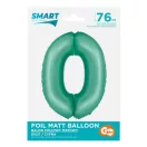 Nummer Mint Mat Minze Nummer 0 Folienballon 76 cm