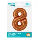 Nummer Copper Kupfer Zahl 8 Folienballon 76 cm