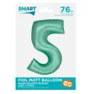 Nummer Mint Mat Minz Nummer 5 Folienballon 76 cm