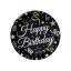 Geburtstag B&C Happy Birthday Pappteller, 6er-Set, 18 cm