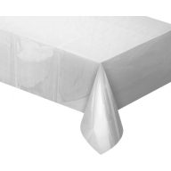 Farbe Metallic Silberfolie Tischdecke 137x183 cm