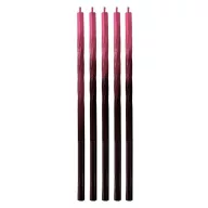 Farbe Ombre Rot-Schwarze Tortenkerze, Kerzenset 5 Stk