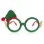 Weihnachten Green i Brille mit kleinem Elf Hut drauf