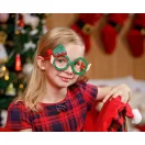 Weihnachten Green i Brille mit kleinem Elf Hut drauf
