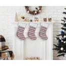 Weihnachten Snow Flakes, Schneeflocke Weihnachtsstrumpf, Stiefel 55,5 cm