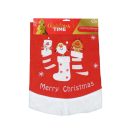 Weihnachten Red Roter Holzrock, Matte 80 cm