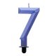 Nummer Diamond Metallic Blaue Nummer 7 Kerze, Tortenkerze 7