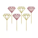 Hochzeit Diamond Diamant Dekorationsstab 6 Stk