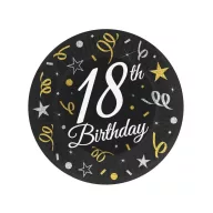   Geburtstag B&C Happy Birthday 18 Papptellerset (6 Stück, 18 cm)