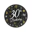 Geburtstag B&C Happy Birthday 30 Pappteller 6 Stk 18 cm