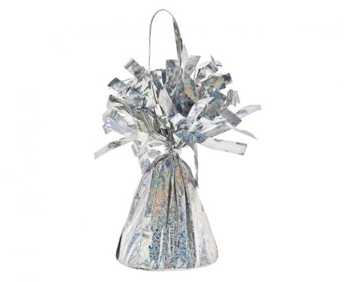 Farbe Holografisches Silber, Silberballon, Ballongewicht