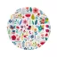Frühling Have Fun Light Pappteller 6er-Set, 18 cm