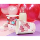 Liebe Love Is In The Air Red Papierbecher 6 Stk. 250 ml
