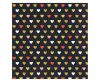 Liebe XOXO Black Serviette 20 Stk 33x33 cm