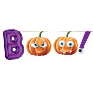 Halloween Boo Papierschild 150 cm