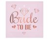 Junggesellinnenabschied Bride To Be Pink Serviette 20 Stück 33x33 cm