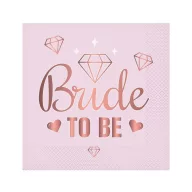   Junggesellinnenabschied Bride To Be Pink Serviette 20 Stück 33x33 cm