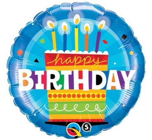 Happy Birthday Cake Folienballon 46 cm