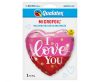 Liebe I Love You Dots Folienballon 46 cm
