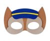 Tiere Dog Brigade Police Hundefilzmaske 18 cm