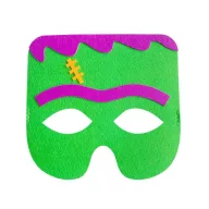 Halloween Green Monster Filzmaske 18 cm