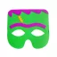 Halloween Green Monster Filzmaske 18 cm