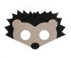 Tiere Hedgehog Igel Filzmaske 17,5 cm