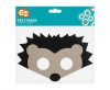 Tiere Hedgehog Igel Filzmaske 17,5 cm
