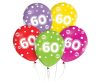 Happy Birthday 60 Ballon, Luftballon 5 Stück 12 inch (30cm)