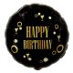 Happy Birthday gold Party Folienballon 36 cm