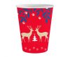 Weihnachten Let It Snow i Papierbecher 6 Stück 250 ml