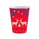 Weihnachten Let It Snow i Papierbecher 6 Stück 250 ml