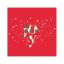 Weihnachten Red Joy i Serviette 20 Stk 33x33 cm