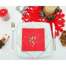 Weihnachten Red Joy i Serviette 20 Stk 33x33 cm