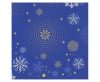 Weihnachten Navy Blue Snowflakes i Serviette 20 Stk 33x33 cm
