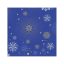 Weihnachten Navy Blue Snowflakes i Serviette 20 Stk 33x33 cm