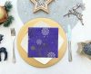 Weihnachten Navy Blue Snowflakes i Serviette 20 Stk 33x33 cm
