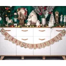 Weihnachten Brown Bow Frohe Weihnachten Schriftzug 250 cm