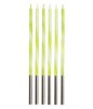 Farbe Candy Lime Green Grüne Geburtstagskerze, Kerzenset 6 Stk