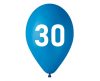 Blau Happy Birthday 30 blue Ballon, Luftballon 5Stück 12 Zoll (30cm)