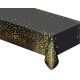 Black Gold Dots Tischdecke aus Folie 137x183 cm
