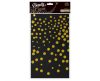 Black Gold Dots Tischdecke aus Folie 137x183 cm